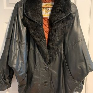 Leather Coat
